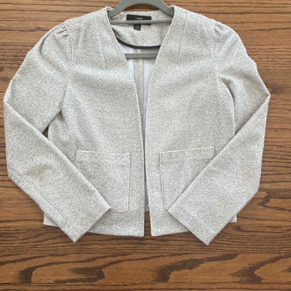 J.Crew cropped knit jacket